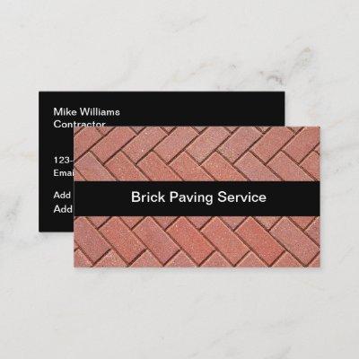 Brick Paving Construction Services