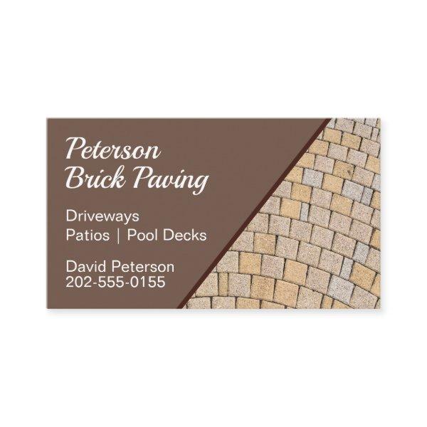 Brick Paving Patio Construction
