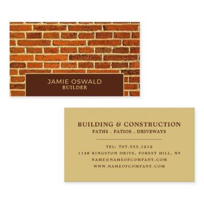 Brick Wall, Building Firm, Builders