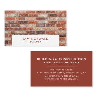 Brick Wall, Building Firm, Builders
