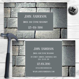 Bricklayer Stone Masonry