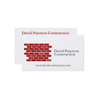 Bricks Wall Construction Carpenter Contractor logo