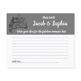 Bridal Shower Card Share a Date Idea For Couple Flyer