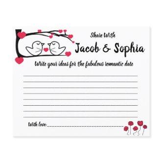 Bridal Shower Card Share a Date Idea For Couple  Flyer