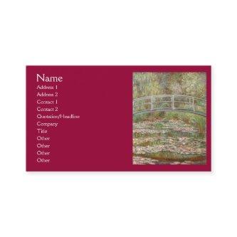 Bridge Over a Pond of Water Lillies by Monet