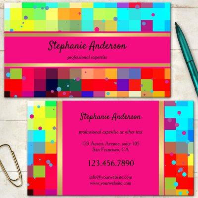Bright Colorful Confetti Abstract