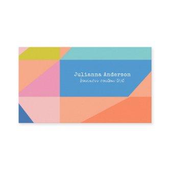 Bright Colorful Geometric Shapes Creative Artsy