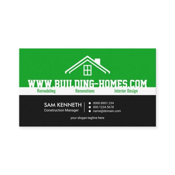 Bright Energetic Oversize Business Name Contractor
