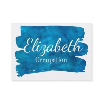 Brilliant Blue Watercolor Splash