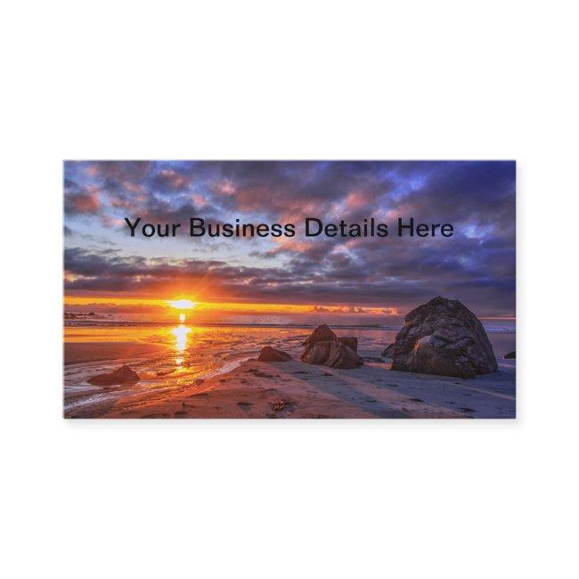 Brilliant Sunset Beach Ocean