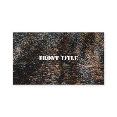 Brindle Fur Texture Camouflage