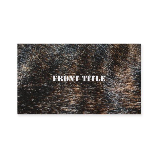 Brindle Fur Texture Camouflage