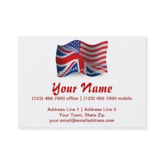 British-American Waving Flag