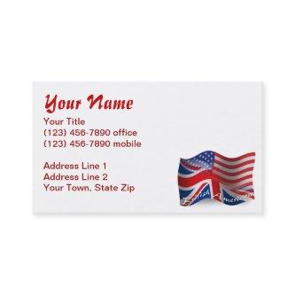 British-American Waving Flag