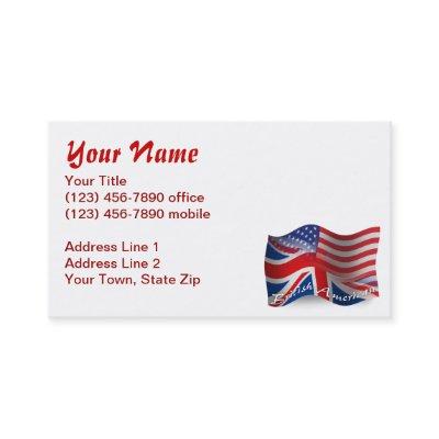 British-American Waving Flag