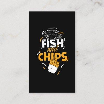 British Food Fish Chips Funny Streetfood