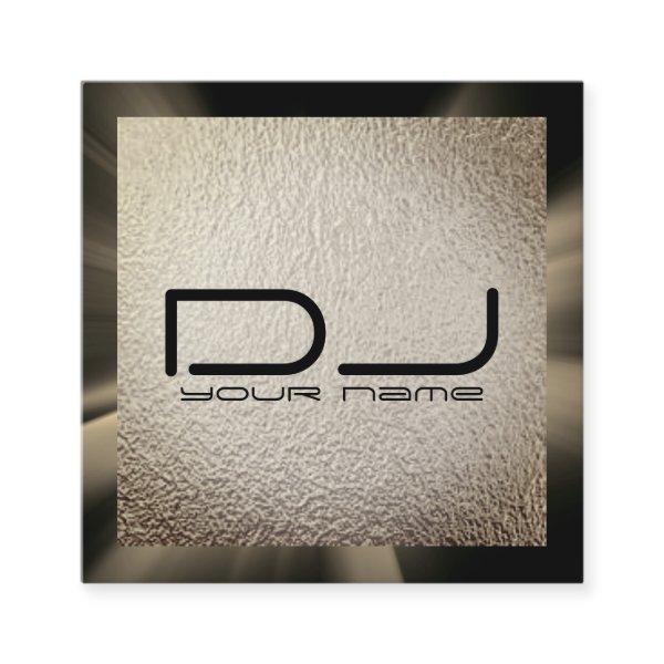 Bronze Foil DJ Square