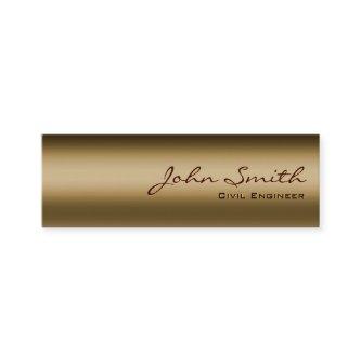 Bronze Metal Civil Engineer
