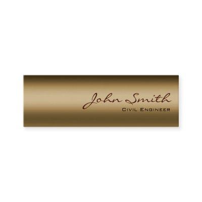 Bronze Metal Civil Engineer