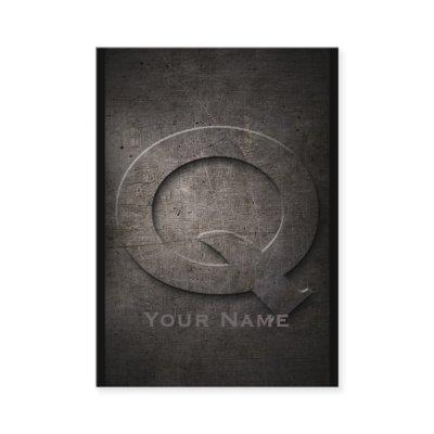 Bronze Metal Monogrammed P