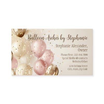 Bronze Rose Balloon Arch Artist Party Planner