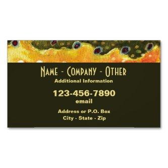 Brook Trout Fishing  Magnet