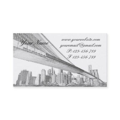 Brooklyn Bridge and Manhattan Skyline