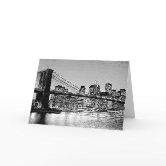 Brooklyn Bridge New York City Card