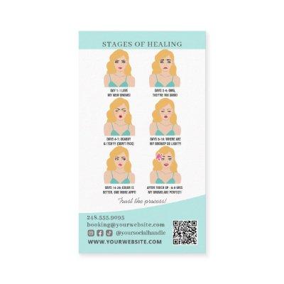 Brow Microblading Aftercare & Appointment Reminder