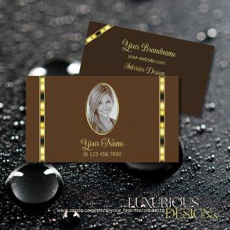Brown and Chic Gold Decor with Photo Professional