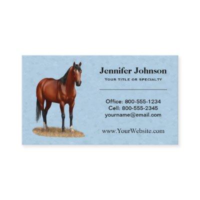Brown Bay Quarter Horse Stallion