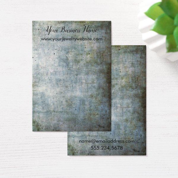Brown Blue Grunge Earring Holder Display Cards