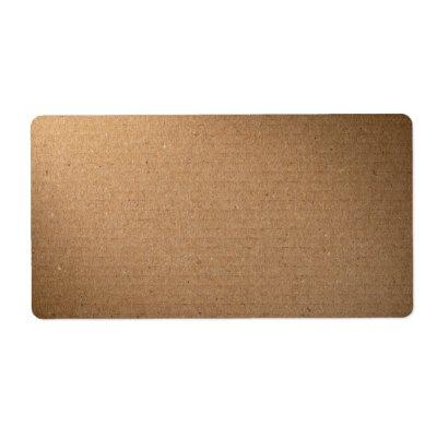 Brown Cardboard Texture For Background Label