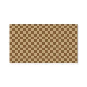 Brown Combination Classic Checkerboard by STaylor