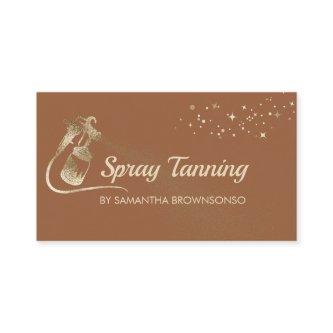 Brown Cute Gold Elegant Calligraphy Tan Spray