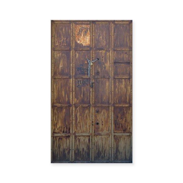 brown door