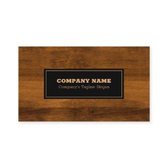 Brown faux wood boards background