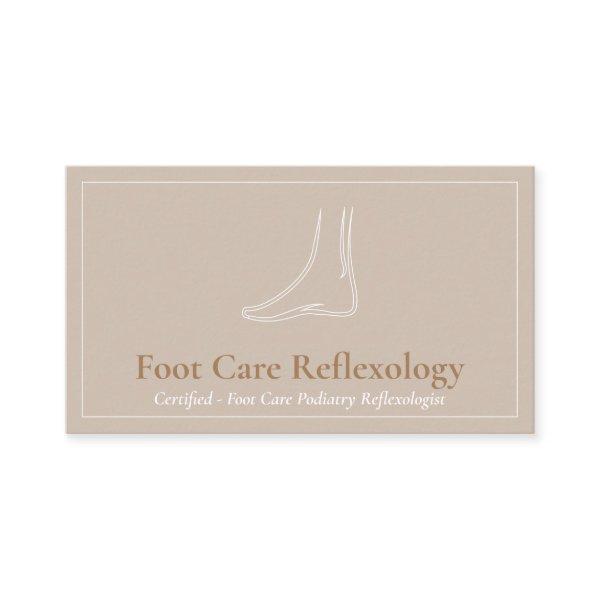 Brown Foot Massage Care Podiatry Reflexologist
