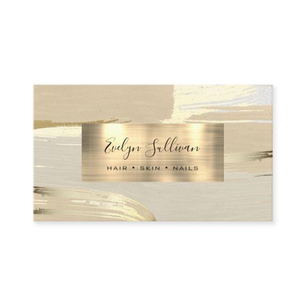 Brown Gold Painted Background