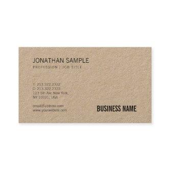 Brown Kraft Paper Professional Modern Plain Luxury