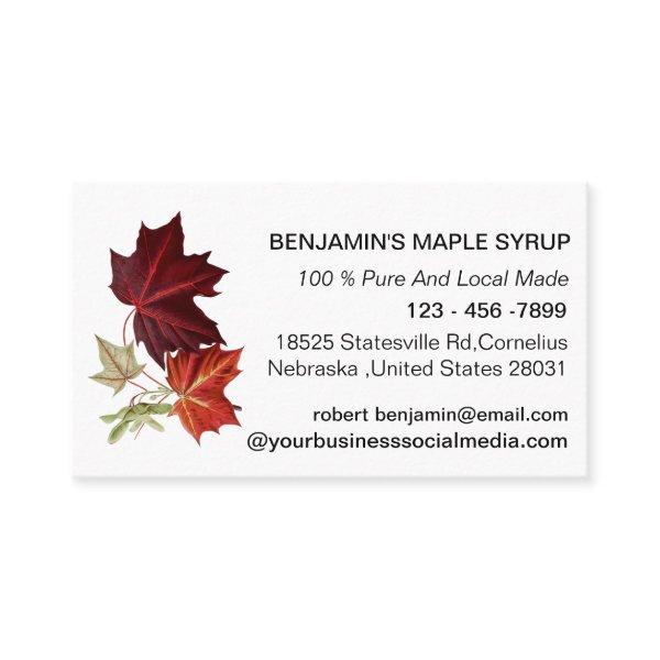 Brown Maple Leaf