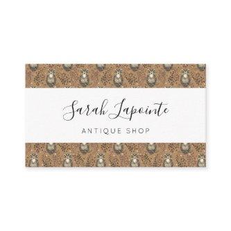 Brown Owl Illustrated Woodland Pattern