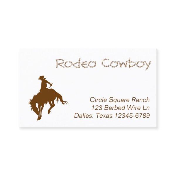 Brown Rodeo Cowboy