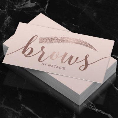 Brows Eyebrow Salon Microblading Blush Pink