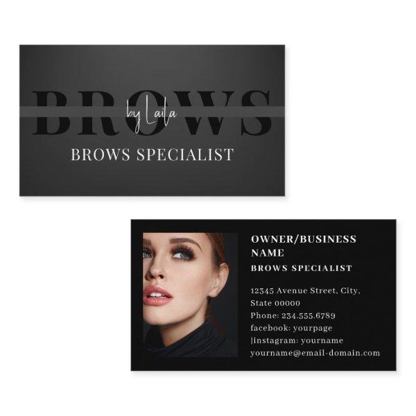Brows Typography Eyebrow Salon Photo Luxury