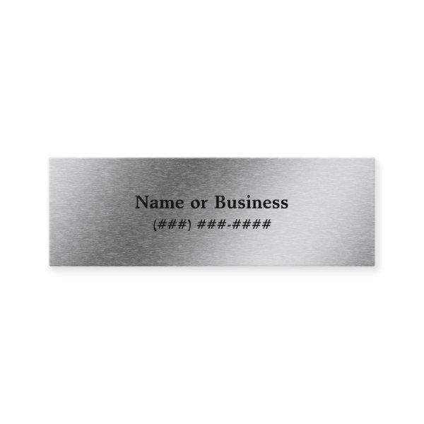 Brushed Aluminum Effect