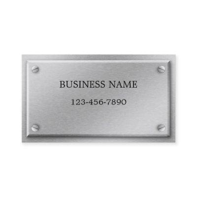 Brushed Aluminum Metal Plate