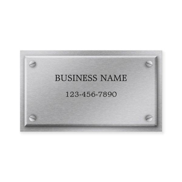 Brushed Aluminum Metal Plate
