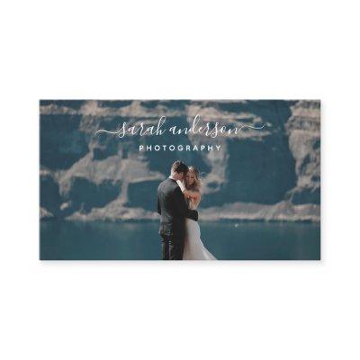 Brushed Script Modern Typography Photographer