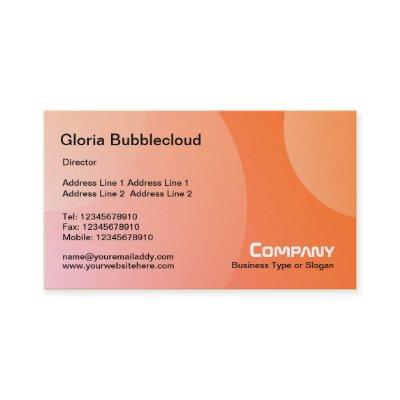 Bubble Cloud - Shades of Pale Orange